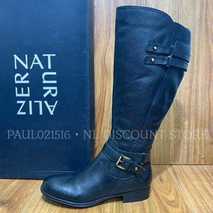 NATURALIZER Women's Jackie Wide Calf Boots, Black, Size 6M